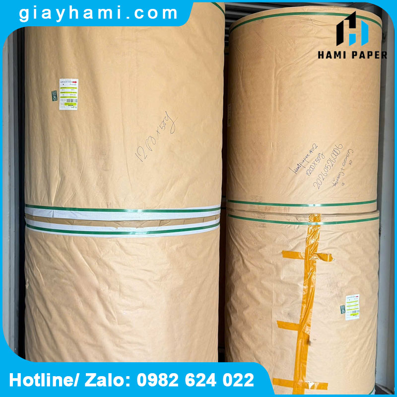 Giấy kraft cuộn nhập khẩu 