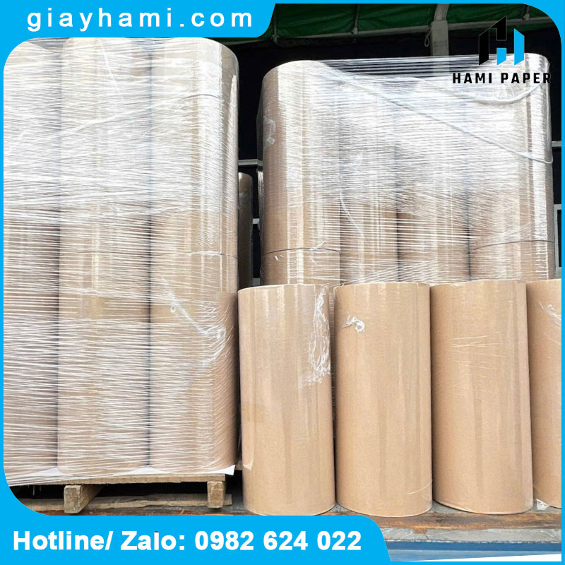 Giấy Kraft dùng bao gói rau củ 